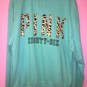 Victoria secret pink half zip